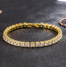 Dazzling real moissanite link bracelet in sterling silver for standout wrist styling, celebrations, and evening fashion.