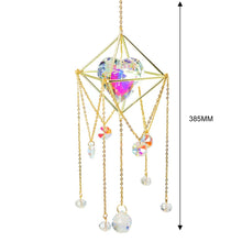 Decorative Heart Crystal Rainbow Suncatcher hanging ornament for sunlight reflection, colorful room accents, and everyday home decor.