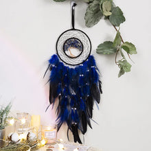 Decorative Tree of Life pink dream catcher wall hanging for meditation space decor, bedroom styling, and home display.