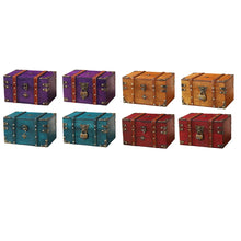 Decorative wooden lock box for office desk use, secure document storage, and organizing private belongings.