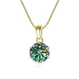 Delicate Real Moissanite pendant for women jewelry for layering, romantic gifts, and subtle everyday elegance.