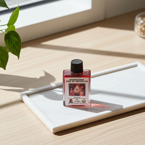 Deshacedoor Free of Obstacles Wish Oil bottle for spiritual road opening, wish work, and obstacle removal rituals.