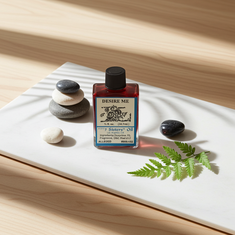 Desire Me Wish Oil bottle for wish work, intention setting, and spiritual ritual use.