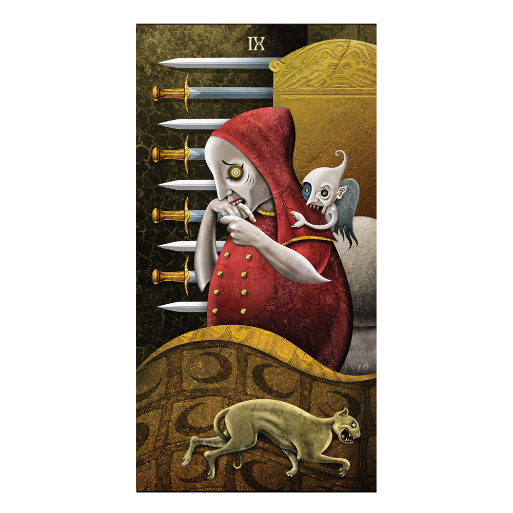 Deviant Moon Tarot Borderless Edition card example, Major Arcana