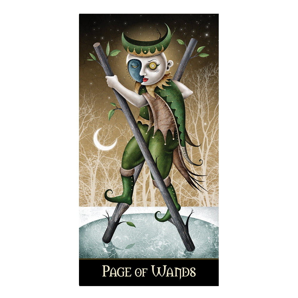 Deviant Moon Tarot Borderless Edition card example, Minor Arcana