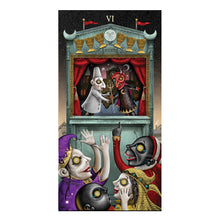 Deviant Moon Tarot Borderless Edition card example, surreal landscape