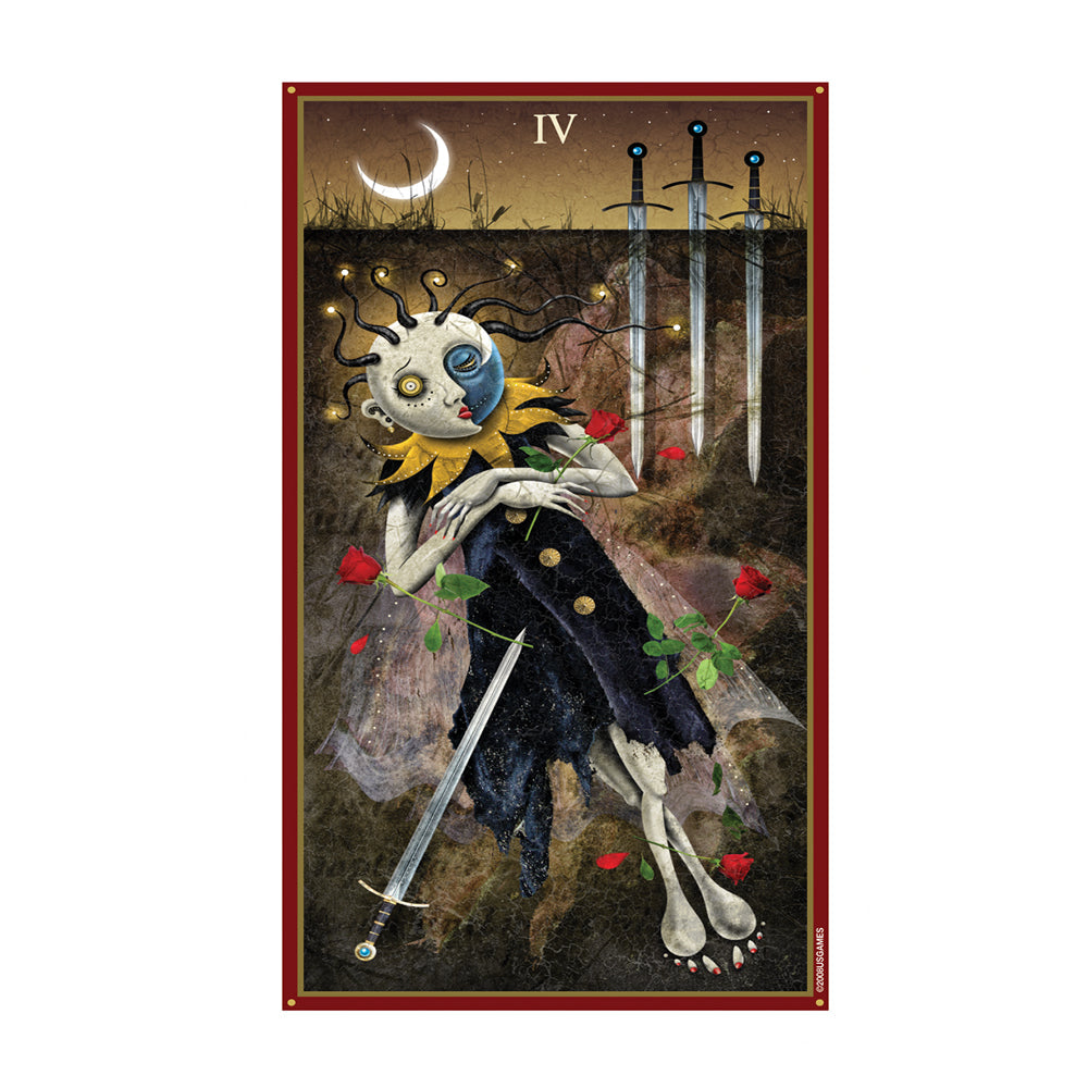 Deviant Moon Tarot Premier Edition card example, Minor Arcana