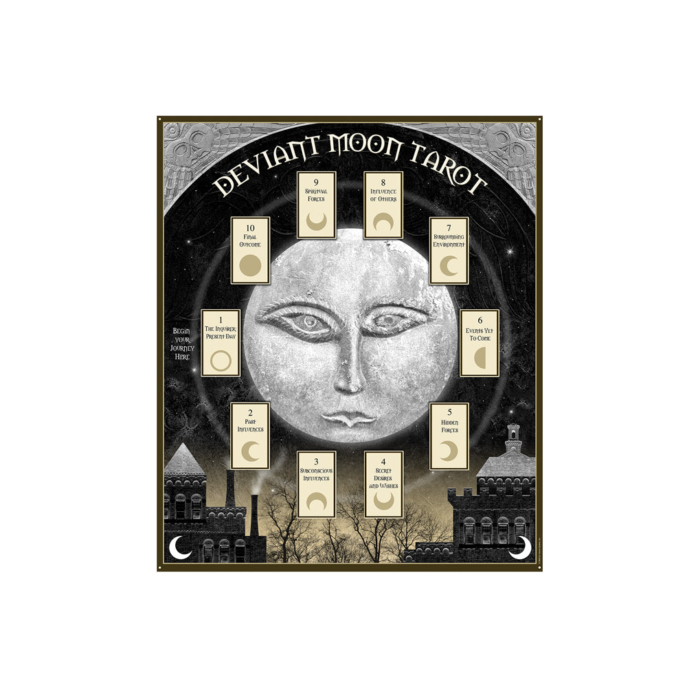 Deviant Moon Tarot Premier Edition Lunatic Spread fold-out sheet