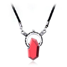 Devil Hunter crystal necklace with amulet pendant for cosplay use, costume coordination, and fan merchandise display.