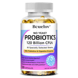 Bcuelov Premium Probiotics with Prebiotics & Digestive Enzymes capsules bottle for digestive wellness, gut support, and helping maintain digestive comfort.
