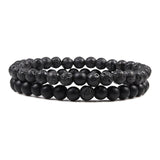 Couples Distance Beaded Bracelets for him and her as relationship gifts, long-distance connection, and daily use.