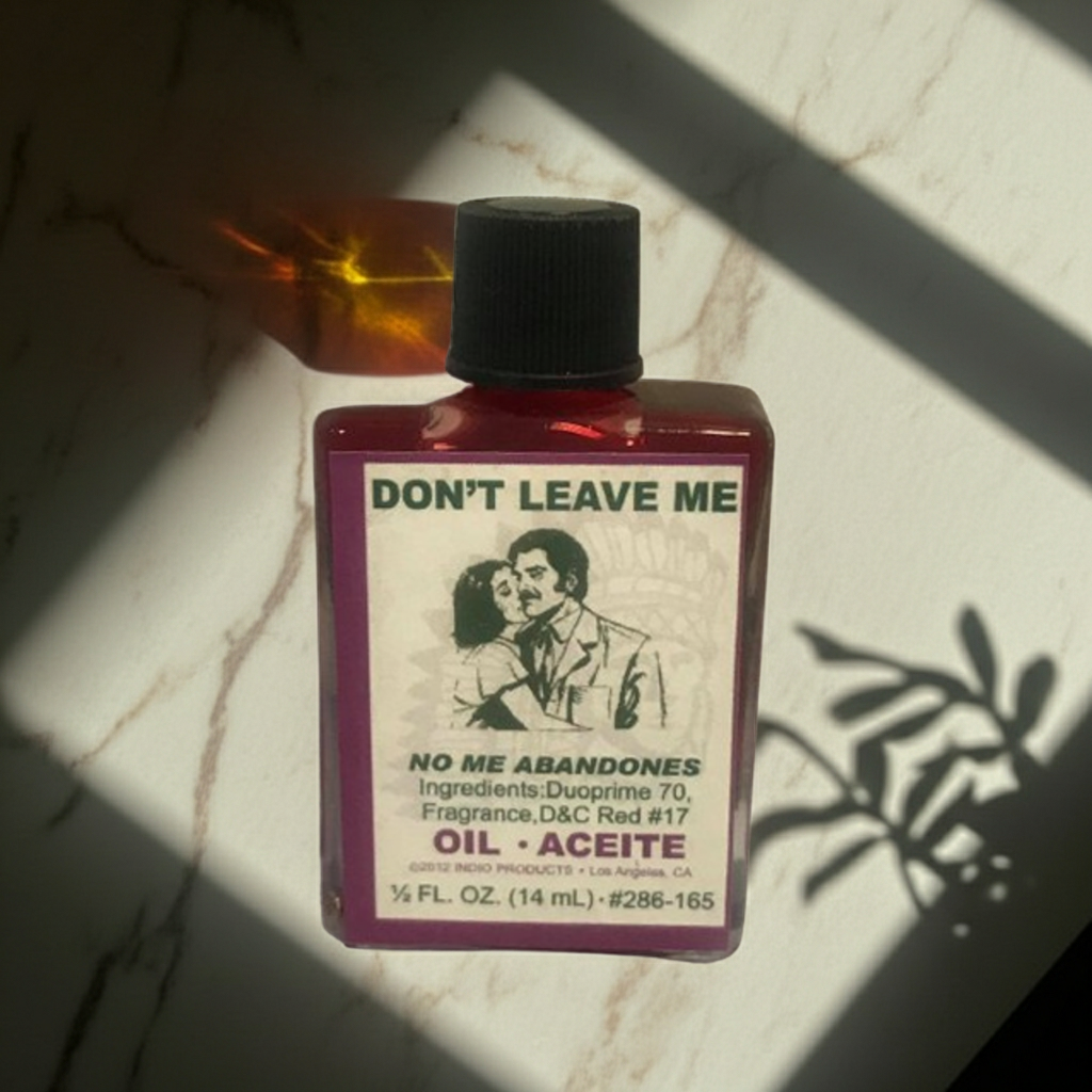 Don't Leave Me Wish Oil spiritual oil bottle for love-drawing, wish rituals, and personal intention use.