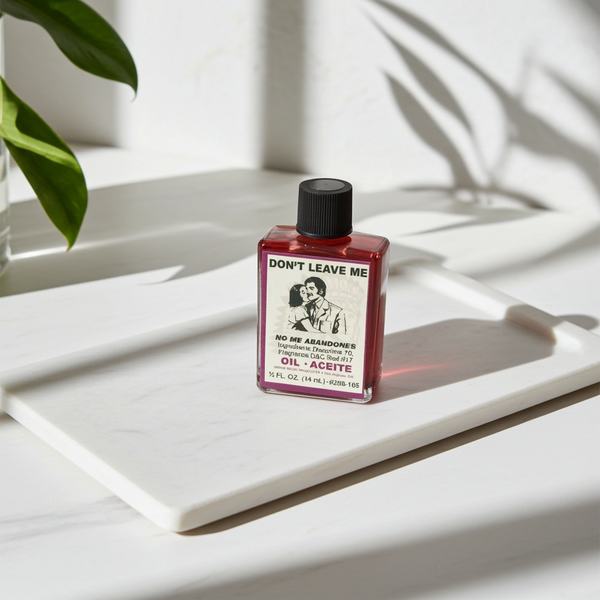 Don't Leave Me Wish Oil bottle for wish work, attraction rituals, and intention setting.