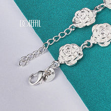 DOTEFFIL rose flower bracelet fashion jewelry for adding a floral touch to everyday and party looks.