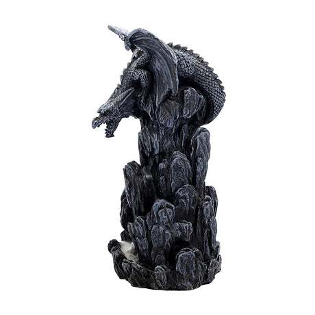 Dragon Backflow Incense Tower, side view