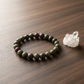 Dragon Blood Jasper elastic bracelet with 8mm round beads