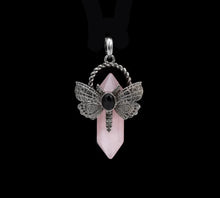 Dragonfly Natural Stone Crystal Pendant for meditation, gifting, and crystal jewelry.