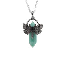 Dragonfly Natural Stone Crystal Pendant for meditation, gifting, and crystal jewelry.