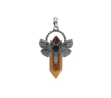 Dragonfly Natural Stone Crystal Pendant for meditation, gifting, and crystal jewelry.