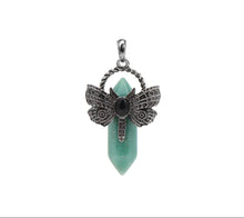 Dragonfly Natural Stone Crystal Pendant for meditation, gifting, and crystal jewelry.