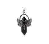 Dragonfly Natural Stone Crystal Pendant for meditation, gifting, and crystal jewelry.