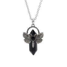 Dragonfly Natural Stone Crystal Pendant for meditation, gifting, and crystal jewelry.