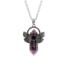 Dragonfly Natural Stone Crystal Pendant for meditation, gifting, and crystal jewelry.