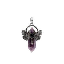 Dragonfly Natural Stone Crystal Pendant for meditation, gifting, and crystal jewelry.