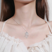 Dreamcatcher Feather silver pendant jewelry for symbolic wear, outfit styling, and personal expression.