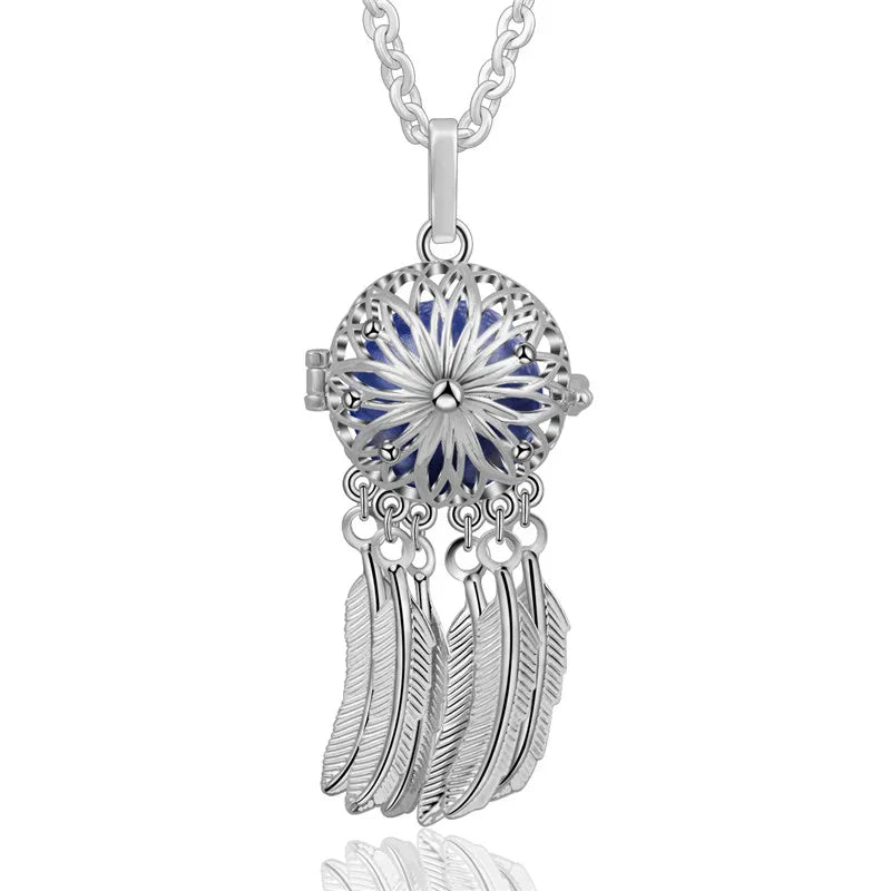 Dreamcatcher necklace Harmony Bola pendant for adding symbolic detail to outfits, layering, and personal jewelry wear.