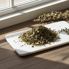 Dried mistletoe herbs 1oz pouch for botanical crafting, altar work, and ceremonial use.