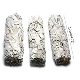 Dried White Sage Smudge Sticks bundle for purifying rooms, ritual cleansing, and aromatherapy sessions.
