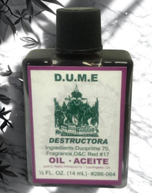 DUME Wish Oil glass bottle of ritual oil for wish work, prayer, and ceremonial practice.