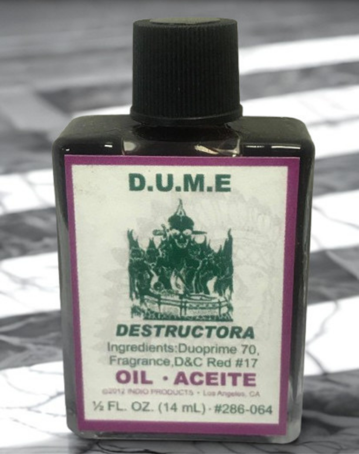 DUME Wish Oil spiritual oil bottle for wish fulfillment rituals, altar work, and prayer use.