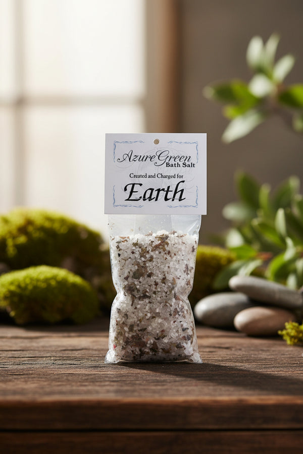 Earth bath salts, 5 oz, with herbal blend