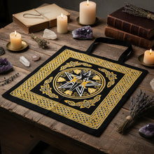 Earth Goddess Pentacle tote bag, back design