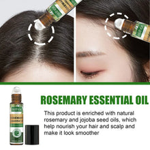 eelhoe Rosemary Hair Care Set rosemary essential oil application on scalp for hair growth and scalp nourishment.