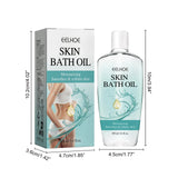 Eelhoe shower oil bottle for exfoliating, smoothing, and cleansing the body as part of a regular skin care routine.
