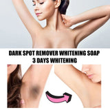 Eelhoe Skin Whitening Soap dark spot remover results advertisement for daily brightening use.