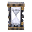 Egyptian Pharaoh and Nefertiti hourglass, front view