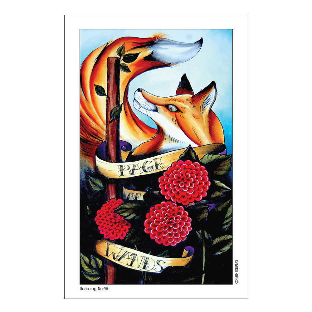Eight Coins' Tattoo Tarot card sample G