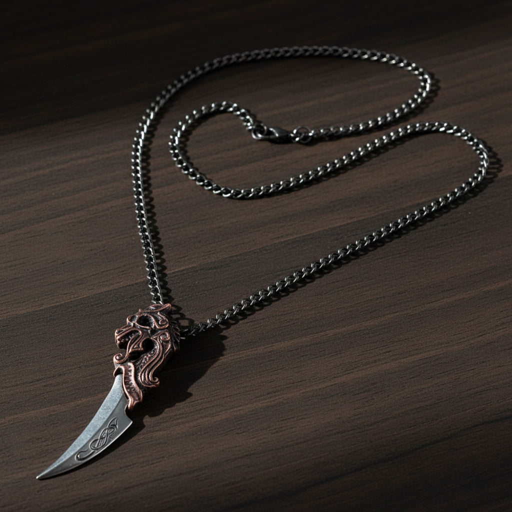 Einardolk Pendant by Alchemy of England, back view
