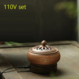 Electric fragrance oil burner incense lamp for dispersing pleasant scents, aromatherapy sessions, and home comfort.