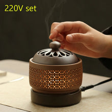 Electric incense warmer with essential oil lamp for burning aroma oils, spiritual relaxation, and everyday home fragrance.