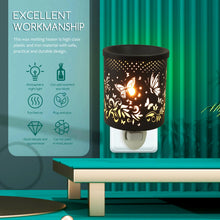Plug-In Electric Wax Warmer & Night Light electric warmer for creating a cozy aroma and soft light in bedrooms or bathrooms.