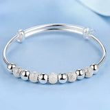 Elegant 925 silver Dreamcatcher open bracelet cuff for special occasion styling, daily fashion wear, and gift use.
