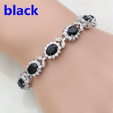 Elegant Crystal Gemstone Charm Bracelet gift-ready bracelet for birthdays, special occasions, and stylish everyday accessorizing.