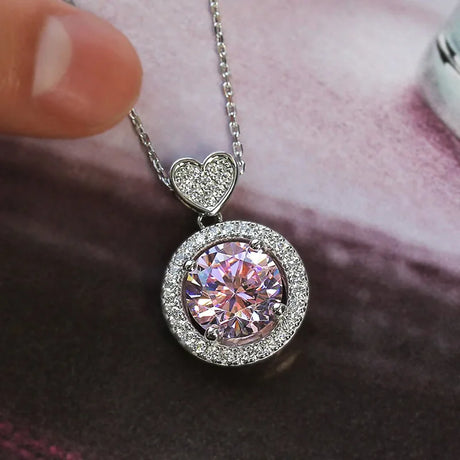 Elegant geometric charm CZ necklace with polished pendant for formal looks, evening styling, and refined jewelry wear.