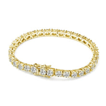 Elegant moissanite tennis bracelet in 925 silver plated metal for formal occasions, gifting, and refined everyday use.
