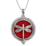 Elegant Tree of Life diffuser necklace pendant for essential oil use, calming scent diffusion, and stylish wellness wear.